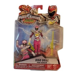 2015 POWER RANGERS Dino Drive Pink Ranger Dino SuperCharge #43213 Action Figure